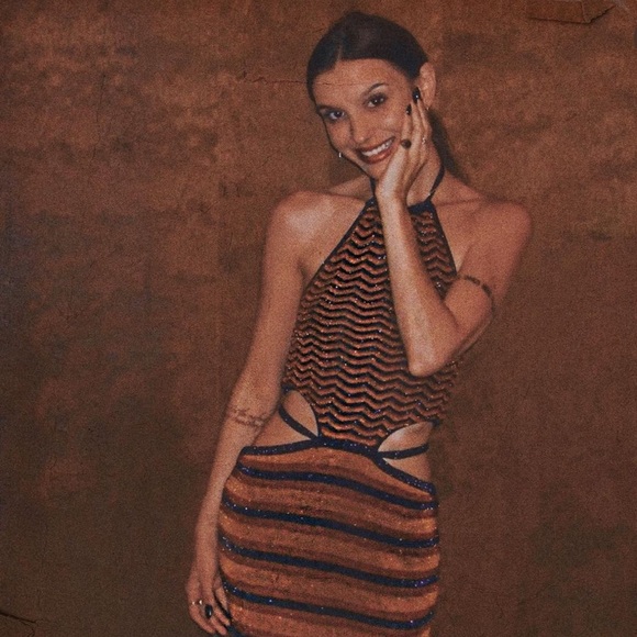 Bec + Bridge Ziggy Knit Maxi Dress in Lurex Stripe | REVOLVE - Picture 3 of 4